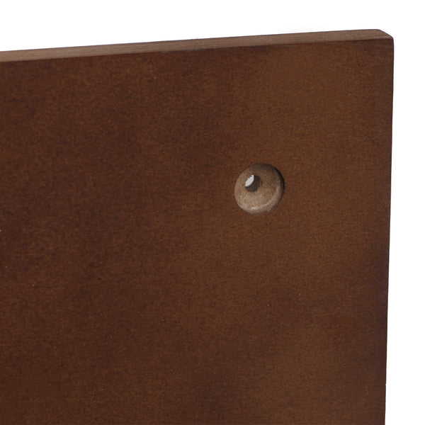 Wandpaneel Wandregal Steckboard Lochplatte 4 Ebenen 100x50cm braun