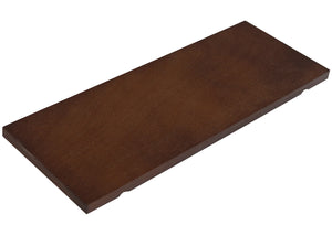 Wandpaneel Wandregal Steckboard Lochplatte 4 Ebenen 100x50cm braun