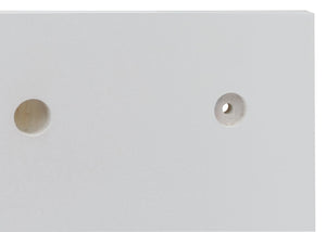 Wandpaneel Wandregal Steckboard Lochplatte 4 Ebenen 100x50cm weiss