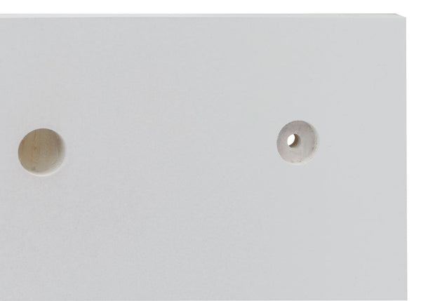 Wandpaneel Wandregal Steckboard Lochplatte 4 Ebenen 100x50cm weiss