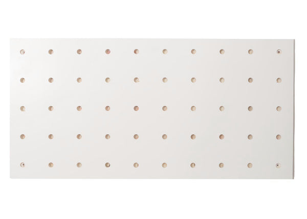Wandpaneel Wandregal Steckboard Lochplatte 4 Ebenen 100x50cm weiss
