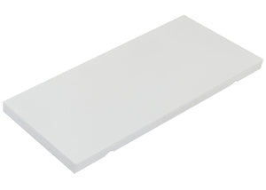 Wandpaneel Wandregal Steckboard Lochplatte 4 Ebenen 100x50cm weiss