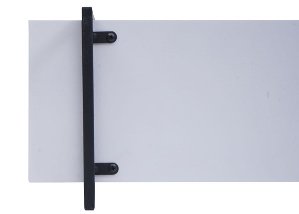Wandregal JAM-K78 Schweberegal 60x60x18cm weiss Metall schwarz