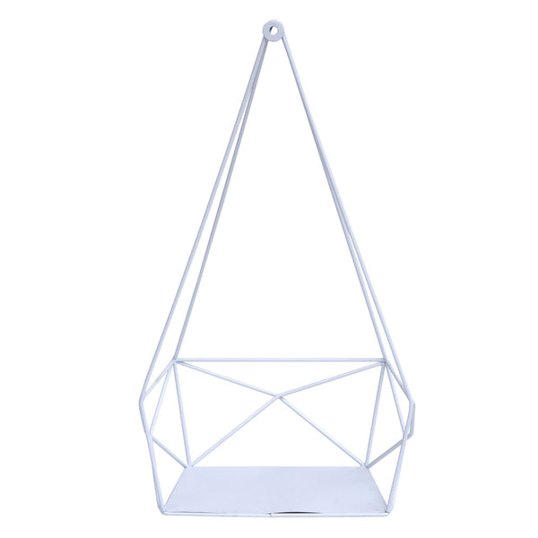 Wandregal JAM-K79 Dekoregal Küchenregal 44x23x11cm Metall weiss
