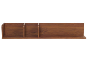 Wandregal JAM-M48 Schweberegal 3 Fächer 20x120x21cm Mango-Holz Walnuss