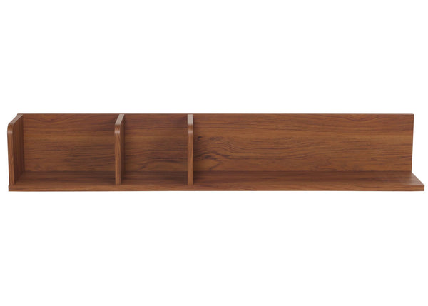 Wandregal JAM-M48 Schweberegal 3 Fächer 20x120x21cm Mango-Holz Walnuss