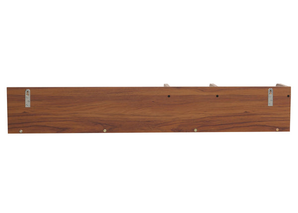 Wandregal JAM-M48 Schweberegal 3 Fächer 20x120x21cm Mango-Holz Walnuss
