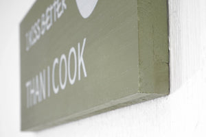 Wandschild Dekoschild Holzschild Shabby-Look Vintage 40cm Kiss