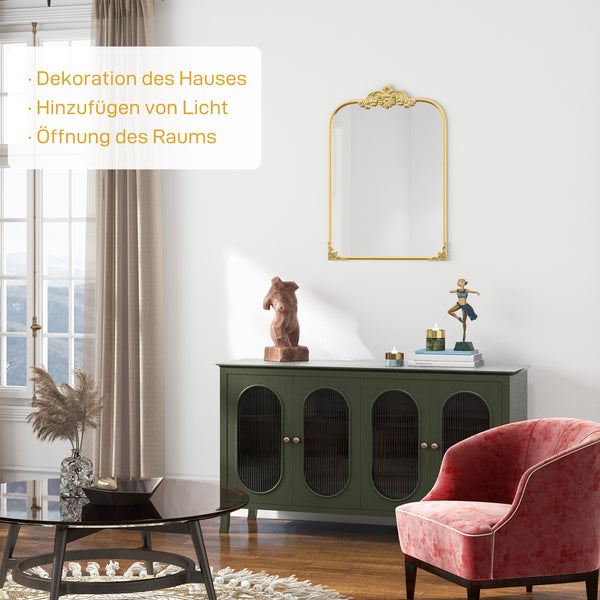 Wandspiegel rechteckig modern 60x87cm gold