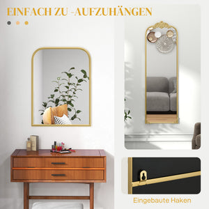 Wandspiegel rechteckig modern 60x87cm gold
