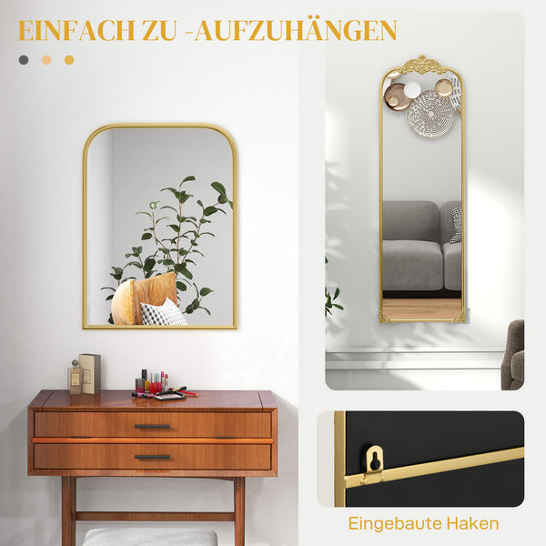 Wandspiegel rechteckig modern 60x87cm gold