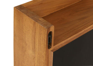 Wandspiegel Badspiegel Holzrahmen 77x100cm Teak