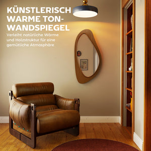 Wandspiegel Fensterlook mit Holzrahmen für Schlafzimmer