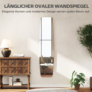 Wandspiegel Fensteroptik Dekospiegel mit Metallrahmen gold