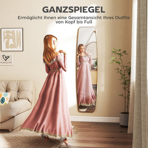 Wandspiegel Fensteroptik Dekospiegel mit Metallrahmen gold