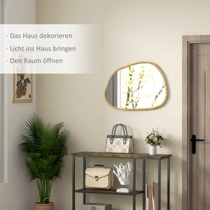 Wandspiegel Vintage Design Massivholz natur