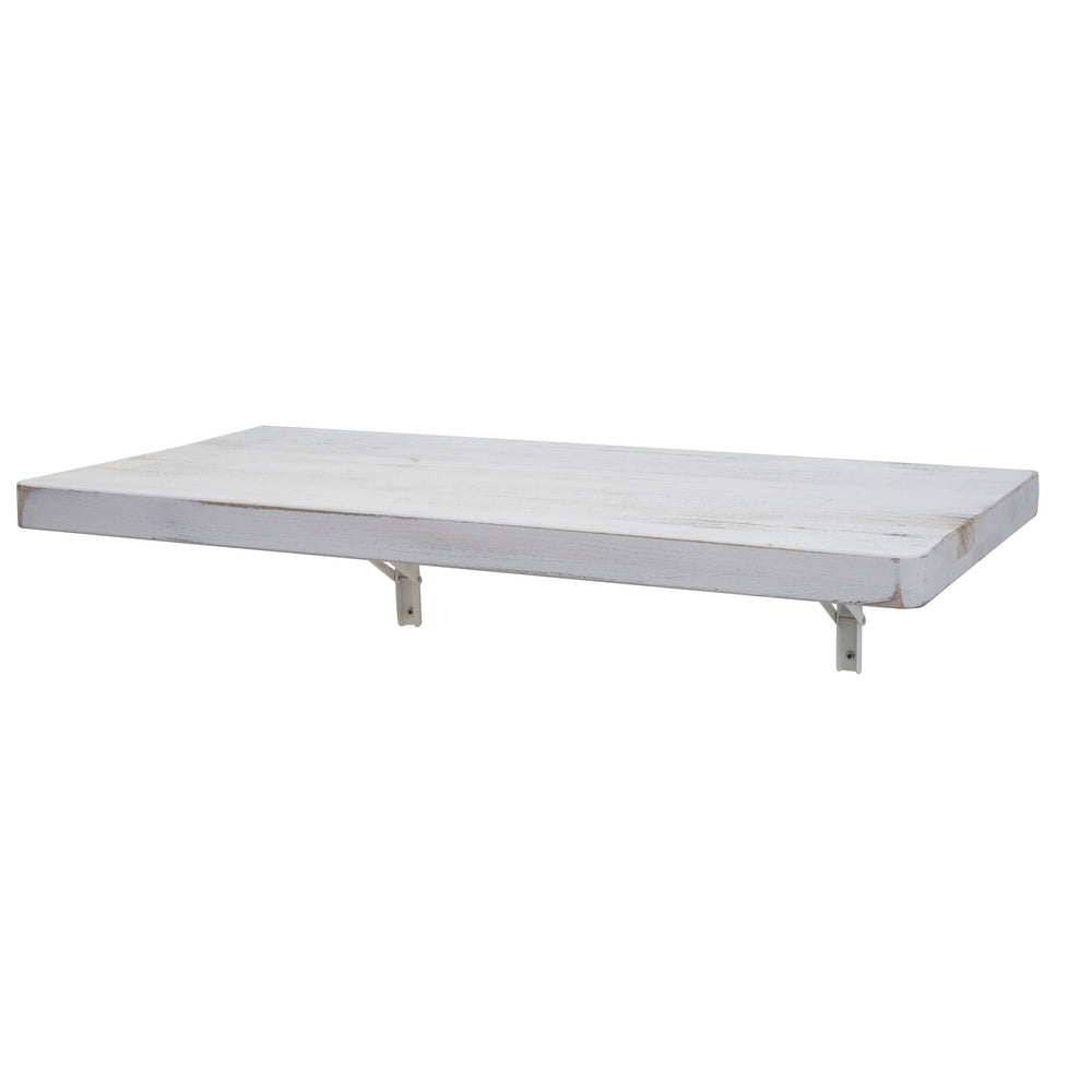 Wandtisch Wandklapptisch klappbar Massivholz 120x60cm shabby weiss