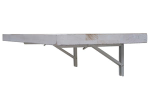 Wandtisch Wandklapptisch klappbar Massivholz 120x60cm shabby weiss