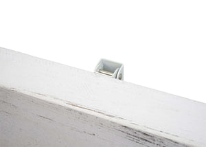 Wandtisch Wandklapptisch klappbar Massivholz 120x60cm shabby weiss