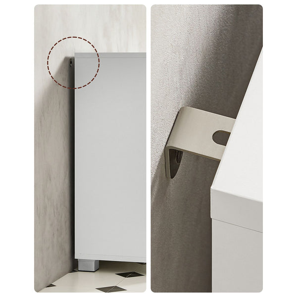 Waschbeckenunterschrank Badezimmerschrank mit Schubladen & Fächern