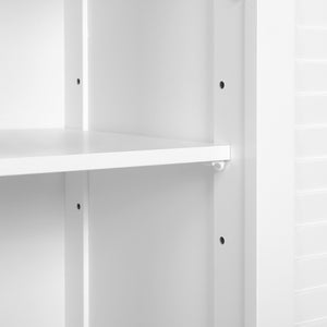 Waschbeckenunterschrank Badregal 60x30x60cm weiss