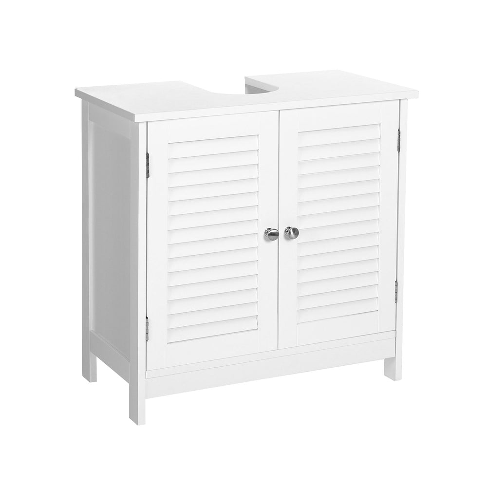Waschbeckenunterschrank Badregal 60x30x60cm weiss
