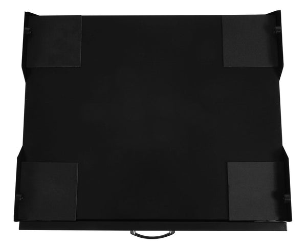 Waschmaschinenunterschrank Podest mit Schublade 33x61x52cm schwarz