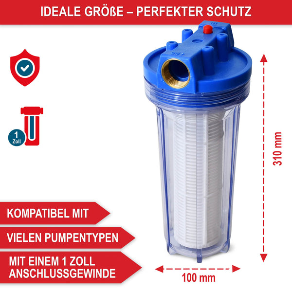 Wasserfilter  Schutz für Pumpen und Bewässerungssysteme