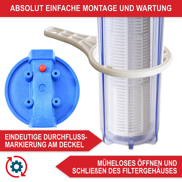 Wasserfilter  Schutz für Pumpen und Bewässerungssysteme