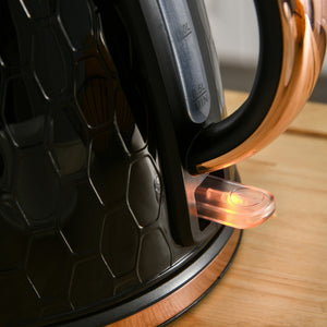 Wasserkocher und Toaster Set mit LED 1,7L schwarz