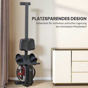 Wasserrudergerät mit LCD-Monitor für Zuhause bis 135kg