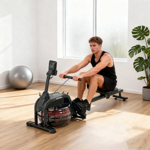 Wasserrudergerät mit LCD-Monitor für Zuhause bis 135kg