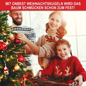 Weihnachtskugeln Festiva 128-teilig Christbaumkugeln Braun