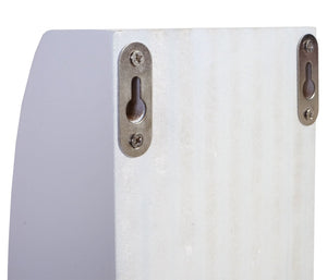 Weinregal Flaschenregal Wandregal für 3 Flaschen 54x13x9cm weiss
