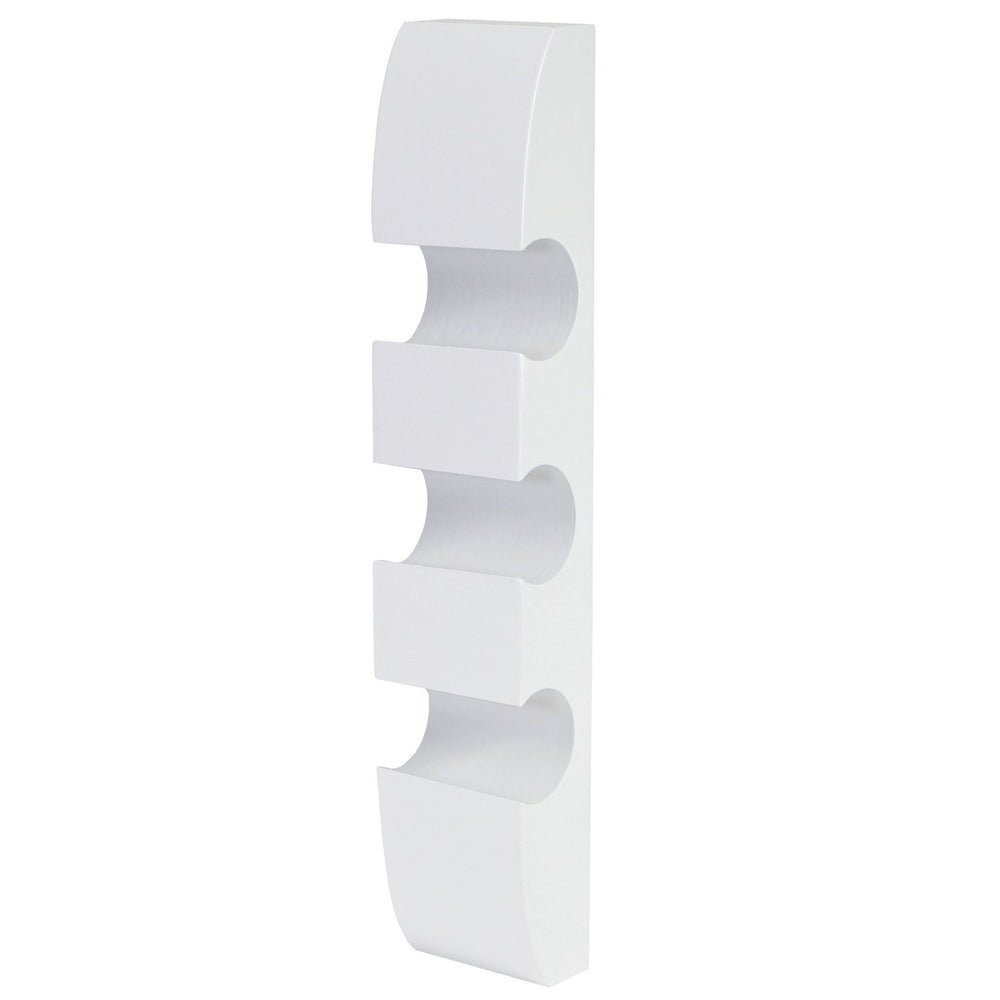 Weinregal Flaschenregal Wandregal für 3 Flaschen 54x13x9cm weiss