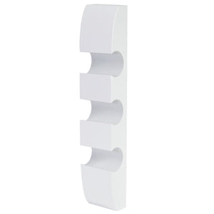 Weinregal Flaschenregal Wandregal für 3 Flaschen 54x13x9cm weiss