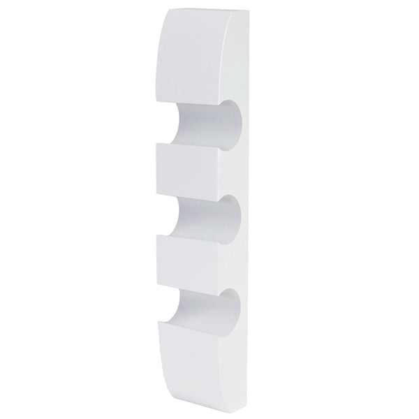 Weinregal Flaschenregal Wandregal für 3 Flaschen 54x13x9cm weiss