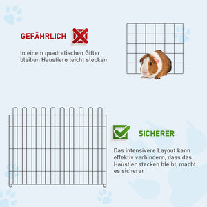 Welpenlaufstall Freilaufgehege für Haustiere drinnen und draussen