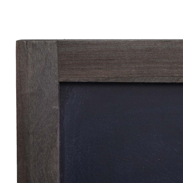 Werbetafel Aufsteller Kreidetafel 66x37x27cm Shabby-Look Vintage grau-braun