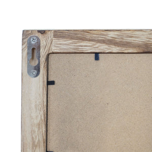 Werbetafel Wandtafel Kreidetafel ~ Shabby-Look 55x34x2cm Natur