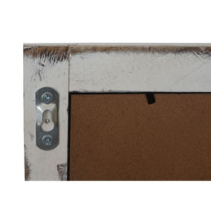 Werbetafel Wandtafel Kreidetafel Shabby-Look 55x34x2cm Weiss