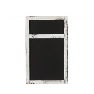 Werbetafel Wandtafel Kreidetafel Shabby-Look 55x34x2cm Weiss