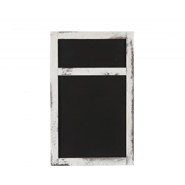 Werbetafel Wandtafel Kreidetafel Shabby-Look 55x34x2cm Weiss