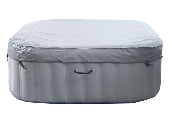 Aufblasbarer Whirlpool für 5 Personen, eckig, 180cm, grau-blau
