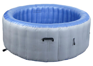 Aufblasbarer Whirlpool für 4 Personen, rund Ø180cm, grau-blau