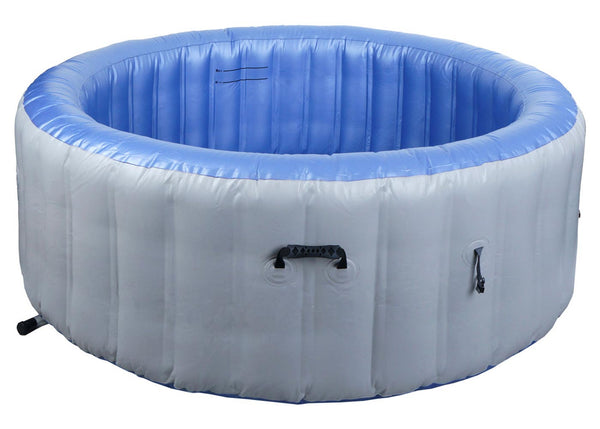 Aufblasbarer Whirlpool für 4 Personen, rund Ø180cm, grau-blau