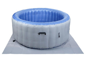 Aufblasbarer Whirlpool für 4 Personen, rund Ø180cm, grau-blau