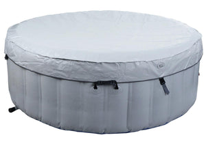 Aufblasbarer Whirlpool für 4 Personen, rund Ø180cm, grau-blau