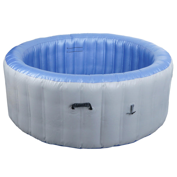 Aufblasbarer Whirlpool für 4 Personen, rund Ø180cm, grau-blau