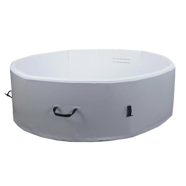 Whirlpool für 5 Personen, aufblasbar, Ø180cm, indoor & outdoor, grau-weiss